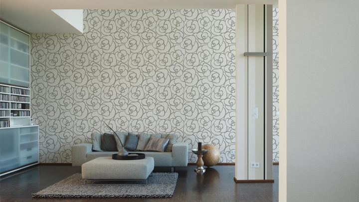 Decorate with wallpaper