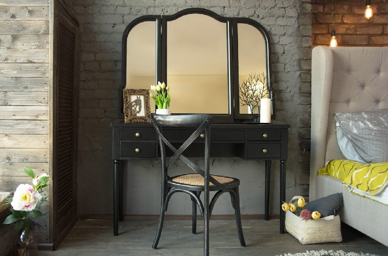 Dressing Table In The Bedroom Interior