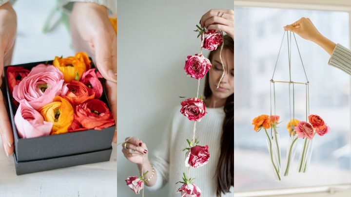 crafts made with flowers