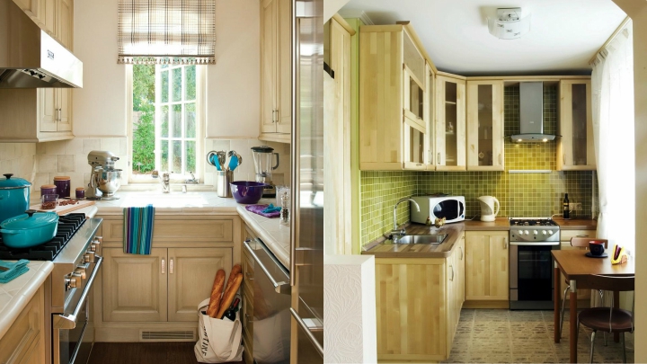 Ideas for decorating small kitchens