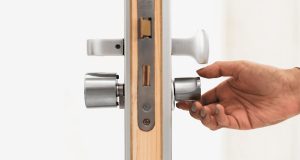 best door handle with smart lock