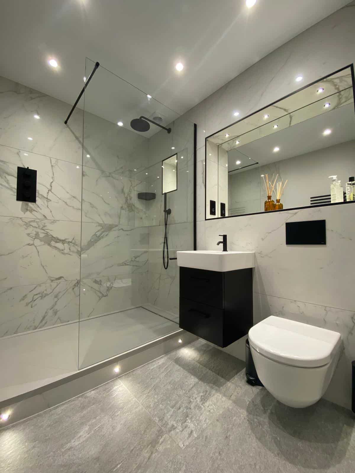 How to Install Faux Marble Shower Walls on a Budget