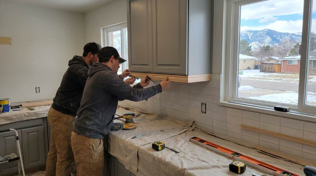 Modern Denver kitchen with seamless cabinet transitions