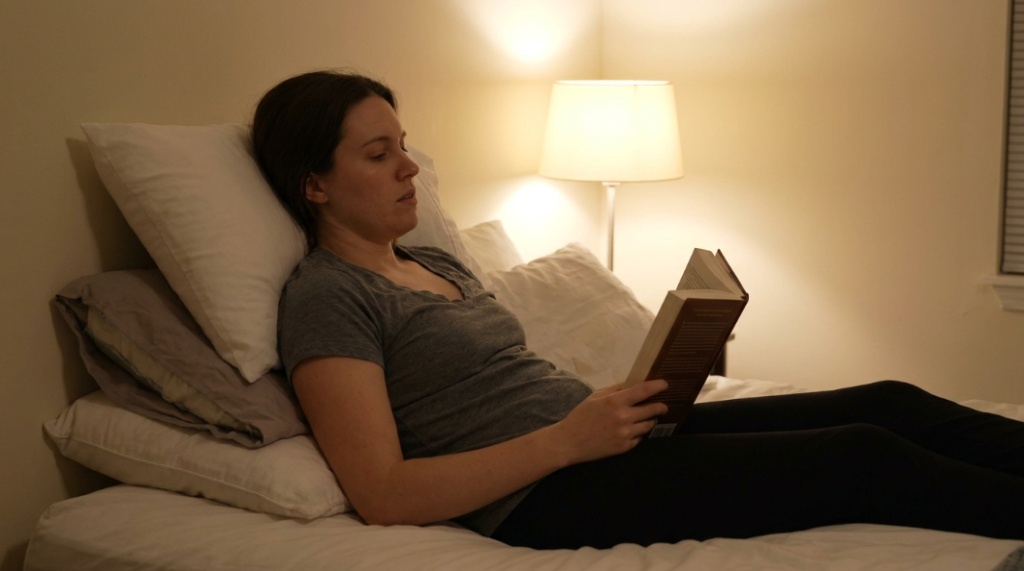ergonomic backrest reading pillow for posture improvement