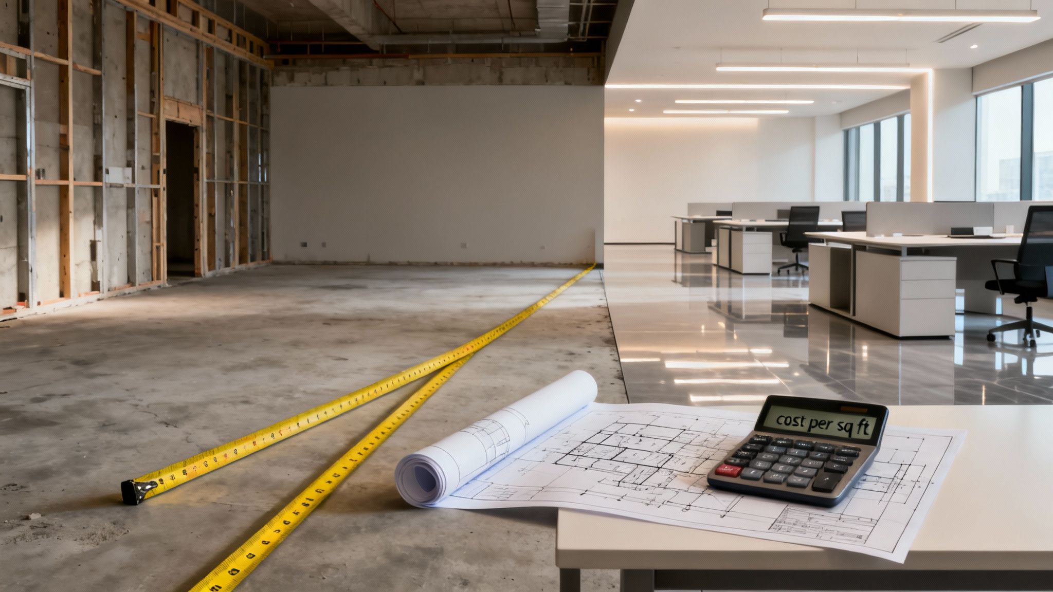 Comparison chart showing owner vs tenant repair cost responsibilities